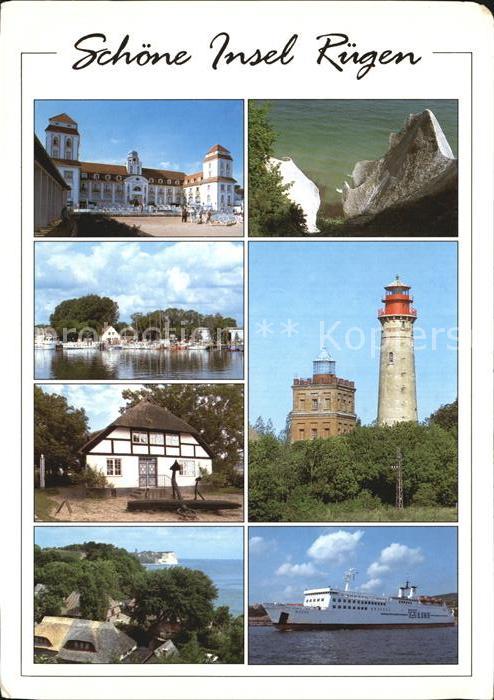 Binz Ostseebad Ruegen Wissower Klinken Leuchttürme Kap-Arkona