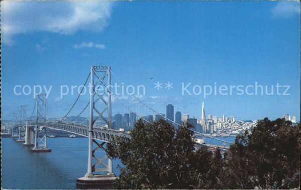 San Francisco California The San Francisco Oakland Bay Bridge