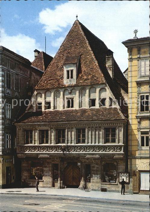Steyr Enns Oberoesterreich Bürgerhaus Ehem Gasthof Zum goldenen Lö