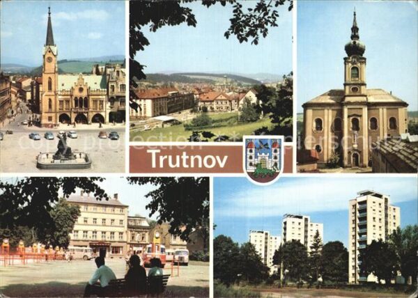 Trutnov Radnice Celkovy pohled Kostel P Marie A