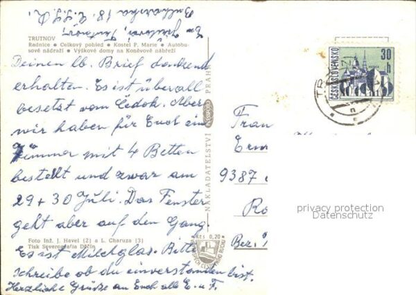 Trutnov Radnice Celkovy pohled Kostel P Marie A – Bild 2
