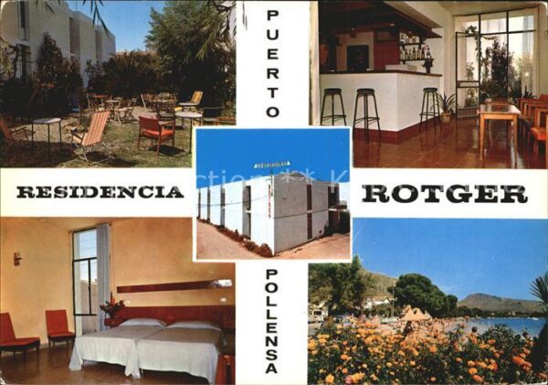 Puerto de Pollensa Residencia Rotger Garten Bar Zimmer