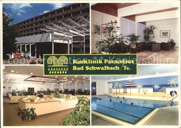 Bad Schwalbach Kurklinik Paracelsus Empfangshalle Spei