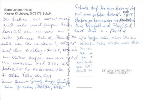 Sulz Neckar Berneuchener Haus Kloster Kirchberg Fli – Bild 2
