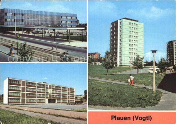 Plauen Vogtland Oberer Bahnhof Salvador Allende Obersch