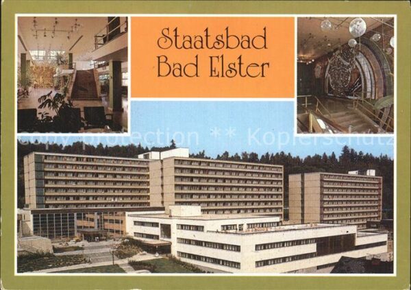 Bad Elster Therapiekomplex und Bettenhäuser