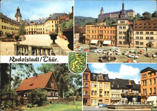 Rudolstadt Schloss Heidecksburg Marktplatz Volksku