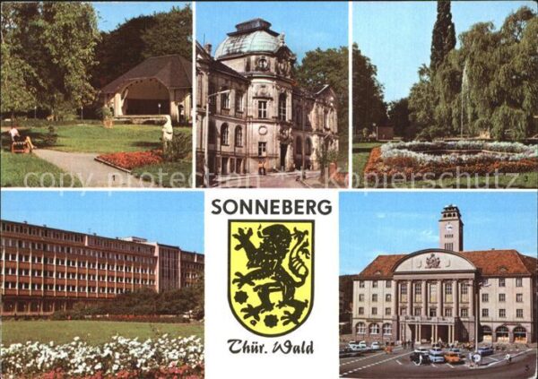Sonneberg Thueringen Stadtpark Spielzeugmuseum Kreisratsgebä