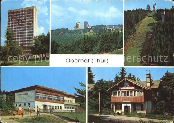 Oberhof Thueringen FDGB Erholungsheim Rennsteig Interhotel