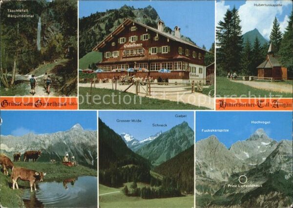 Hinterstein Bad Hindelang Täschefall Bargundetal Giebelhaus Huber