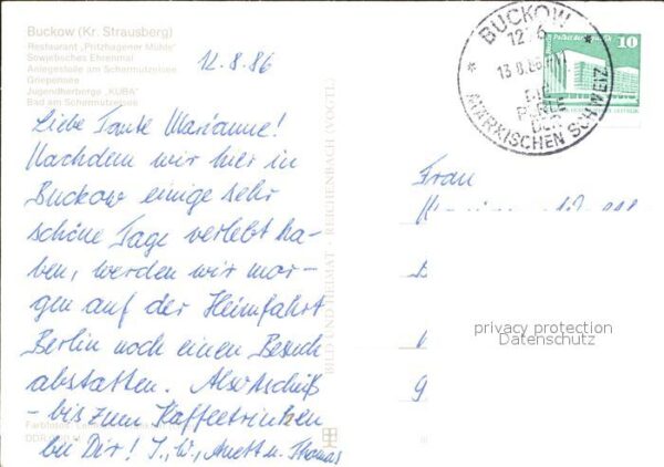 Buckow Maerkische Schweiz Restaurant Pritzhagener Mühle Sowj Ehre – Bild 2