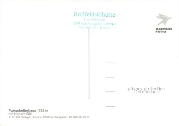Rossfeldhuette mit Hoher Göll Kamin Schusterrute – Bild 2