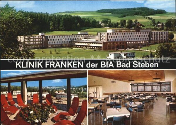 Bad Steben Klinik Franken der BfA Speisesaal Terra