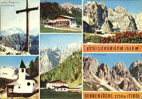 Fulpmes Tirol Schlickeralm Hoher Burgstall Gipfelkreu