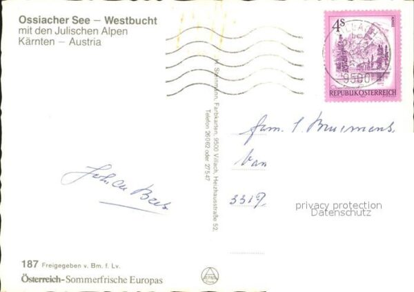 Ossiachersee mit Haus Landskron Burgruine Lido St An – Bild 2