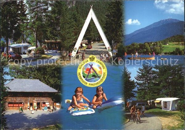 Hermagor Kaernten Schluga Camping am Presseggersee