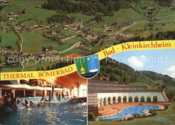 Bad Kleinkirchheim Kaernten Fliegeraufnahme Thermal Römerbad