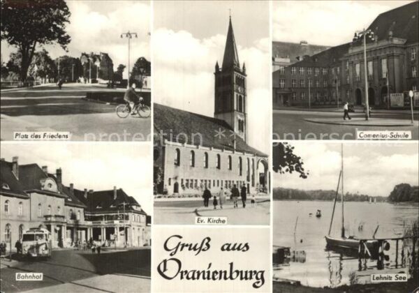 Oranienburg PdF Ev Kirche Comenius Schule Bahnhof L