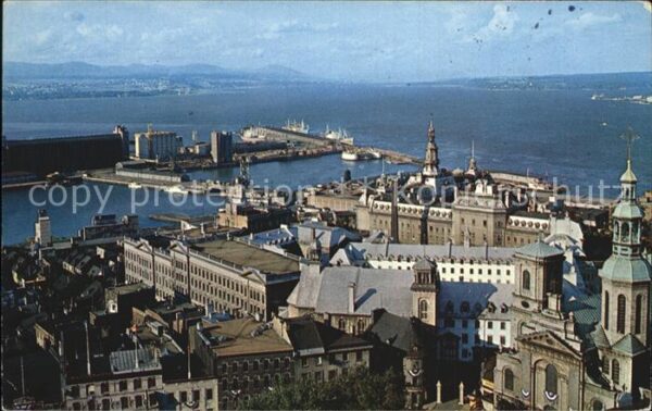 Quebec Teilansicht mit Hafen