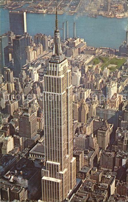 New York City Fliegeraufnahme Empire State Building