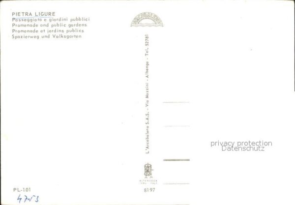 Pietra Ligure Spazierweg Volksgarten – Bild 2