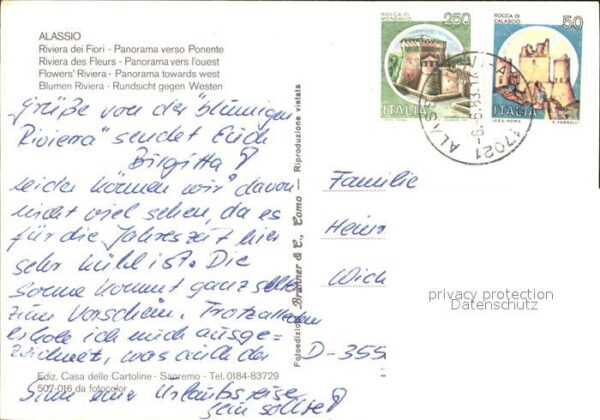 ALASSIO Savona Liguria IT Stadtansicht – Bild 2