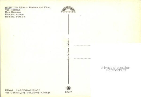 Bordighera Romana Strasse – Bild 2