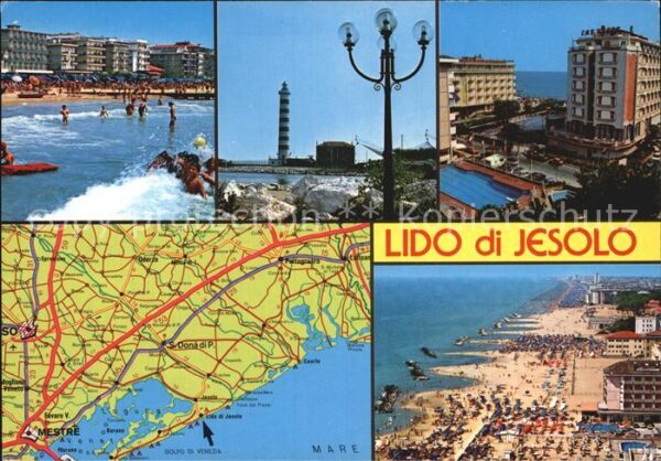 Lido di Jesolo Strand Hotel Landkarte