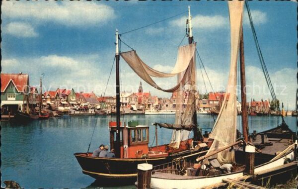 Volendam Hafen Fischerboote