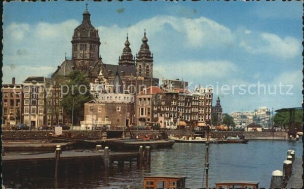 Amsterdam Niederlande Schreierstoren Sint Nicolaaskerk