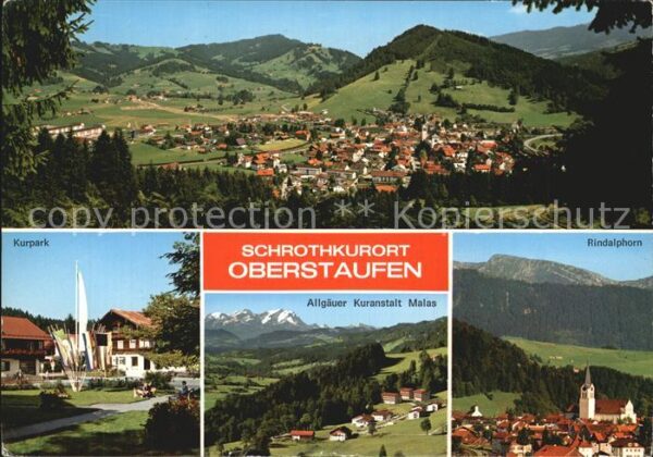 Oberstaufen Schrothkurort Ortsansichten
