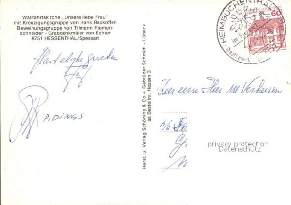 Hessenthal Spessart Wallfahrtskirche Unsere liebe Frau Kreu – Bild 2