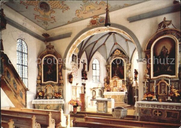 Oberstdorf Pfarrkirche Sankt Barbara Tiefenbach