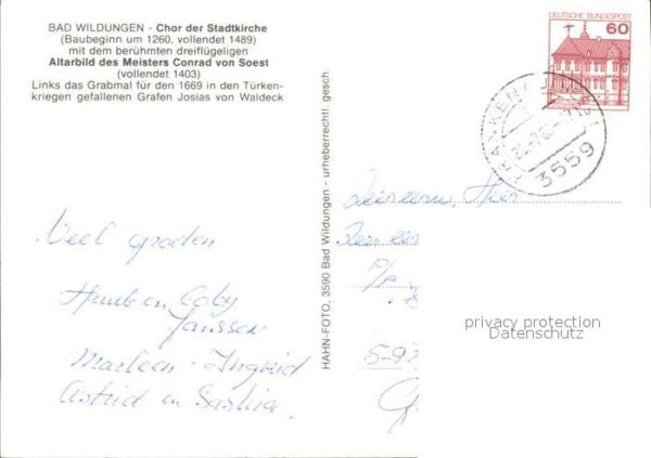 Bad Wildungen Stadtkirche Chor – Bild 2