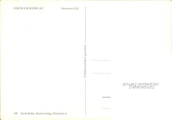 Oberammergau Kirche Ortsansicht – Bild 2