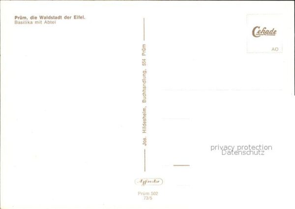 Pruem Eifel Waldstadt Basilika Abtei – Bild 2