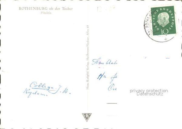 Rothenburg Tauber Plönlein – Bild 2