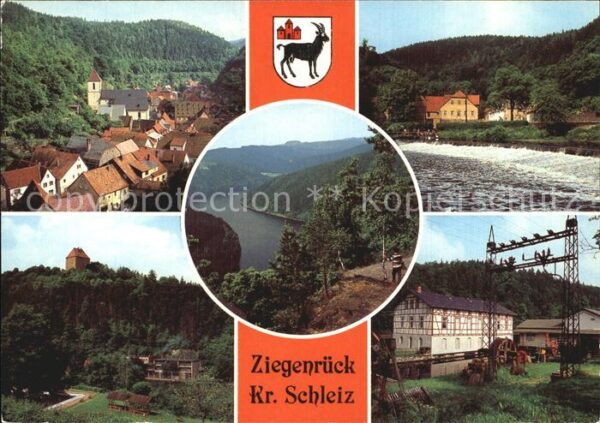 Ziegenrueck Saalewehr Schloss Saale Wasserkraftmuse