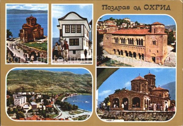 Ohrid Kirche Johannes von Kaneo Ohridsee Klem