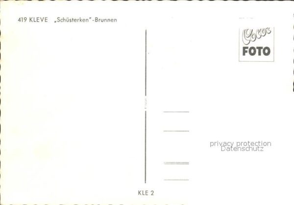 Kleve Schüsterken Brunnen – Bild 2