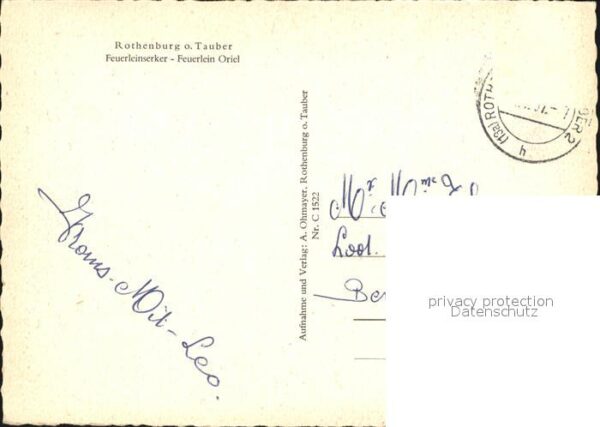 Rothenburg Tauber Feuerleinserker – Bild 2