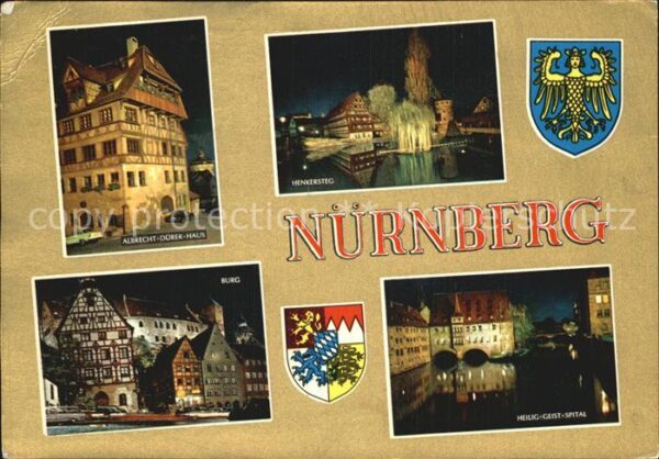 Nuernberg Albrecht Dürer Haus Henkersteg Burg Hei
