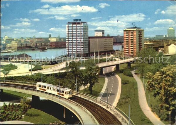 Mannheim Blick zum Rheinhafen