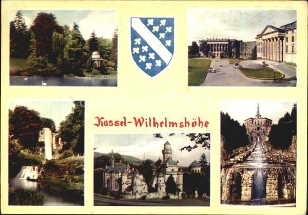 Kassel Wilhelmshöhe Schwanenteich Schloss Aquä