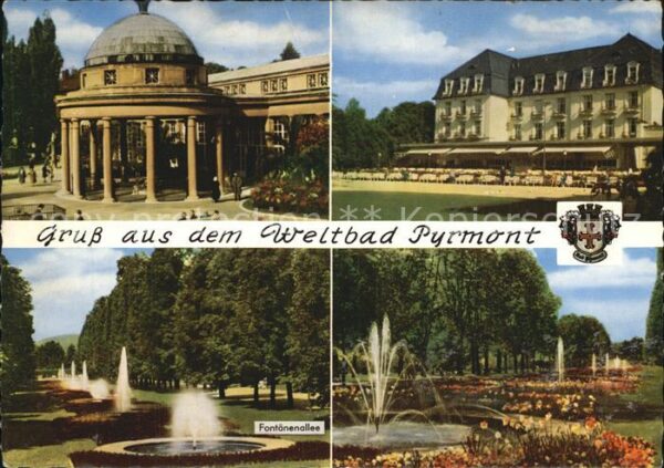 Pyrmont Bad Weltbad Fontänenallee Kurpark Wandelhal