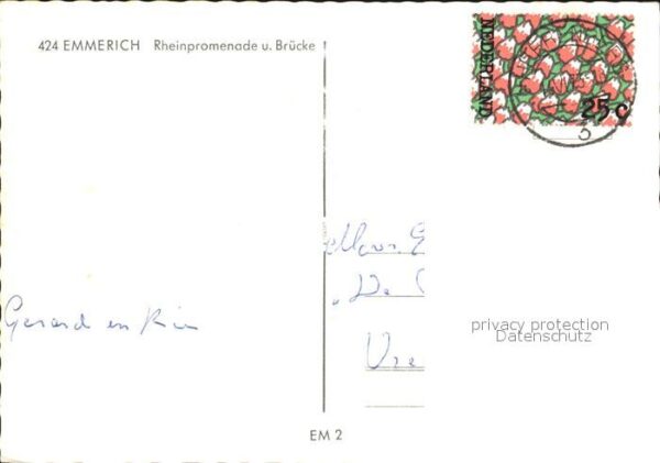 Emmerich Rhein Rheinpromenade Brücke – Bild 2