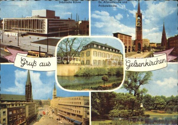 Gelsenkirchen Städtische Bühne Evangelische Altstadtk