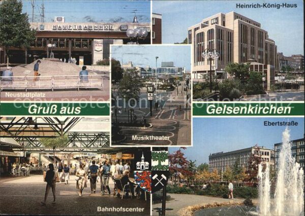 Gelsenkirchen Neustadtplatz Ebertstraße Musiktheater
