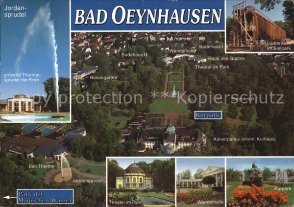 Bad Oeynhausen Jordansprudel Kurpark Therme Wandelhall
