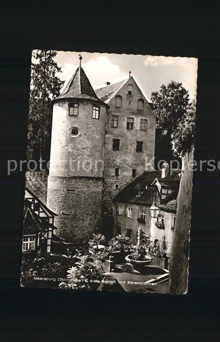 Meersburg Bodensee Altes Schloss Bärenbrunnen